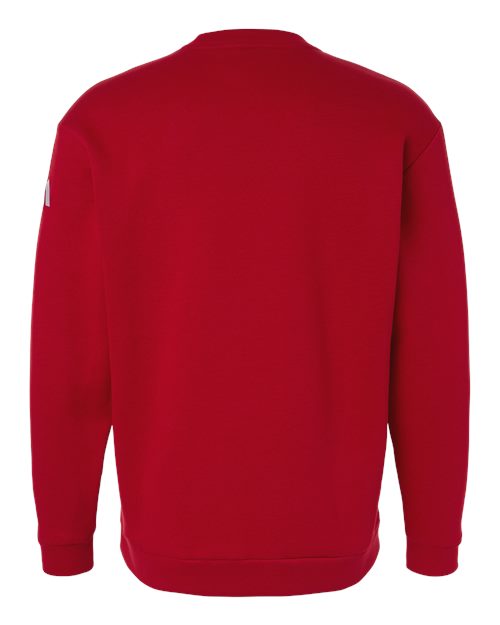 Men's Fleece Crewneck Sweatshirt - Team Power Red Back
