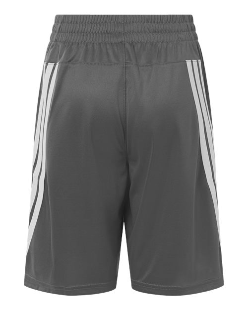 Youth 3-Stripes 7" Shorts - Team Grey Four/ White Back