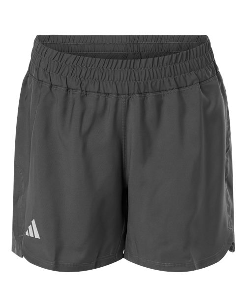 Women's D4T Woven 3" Shorts - Team Grey Four/ White Front