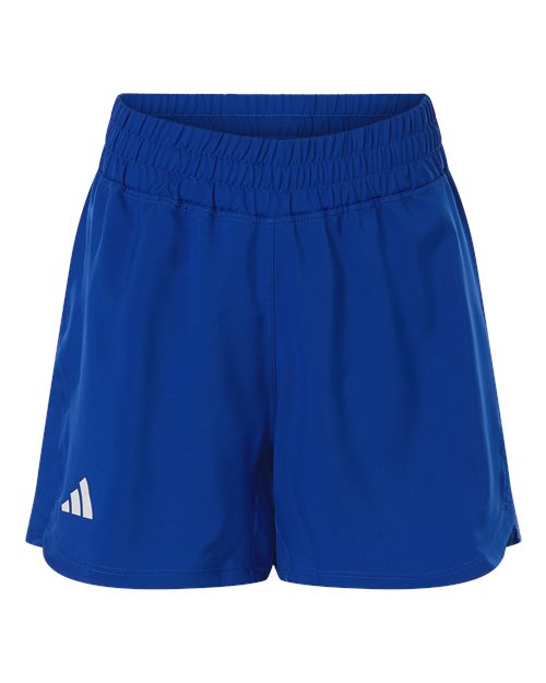Women's D4T Woven 3" Shorts - Team Royal Blue/ White Front