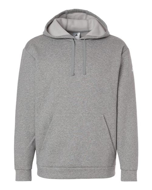 Men's Fleece Hooded Sweatshirt - Medium Grey Heather Front