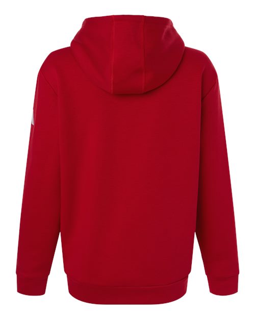 Women's Fleece Hooded Sweatshirt - Team Power Red Back