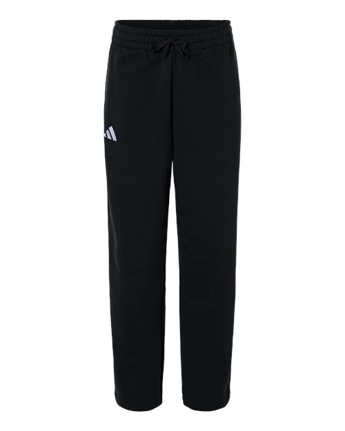 Women's Fleece Sweatpants - Black Front