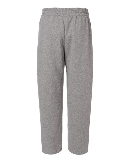 Women's Fleece Sweatpants - Medium Grey Heather Back