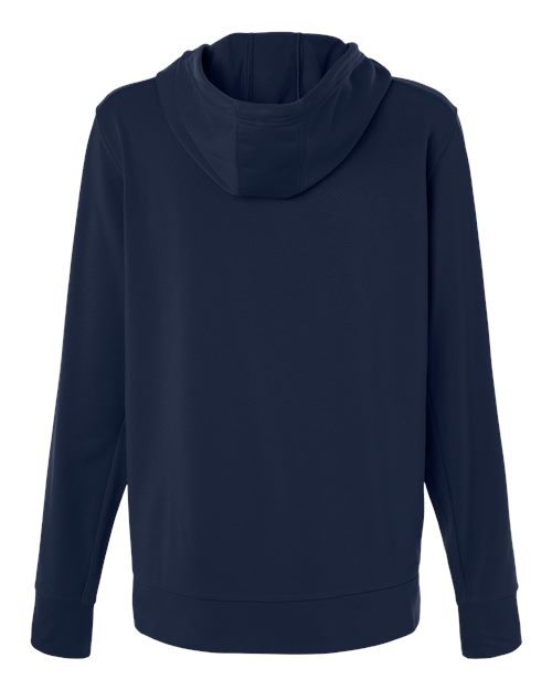 Women's Game & Go Fleece Full-Zip Hooded Sweatshirt - Team Navy Blue/ Black Back