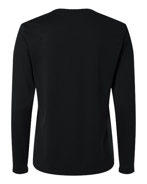 Women's Pregame Long Sleeve T-Shirt - Black/ White Back