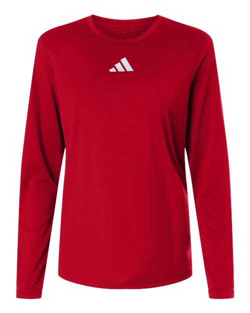 Women's Pregame Long Sleeve T-Shirt - Team Power Red/ White Front