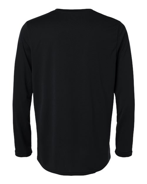 Men's Pregame Long Sleeve T-Shirt - Black/ White Back