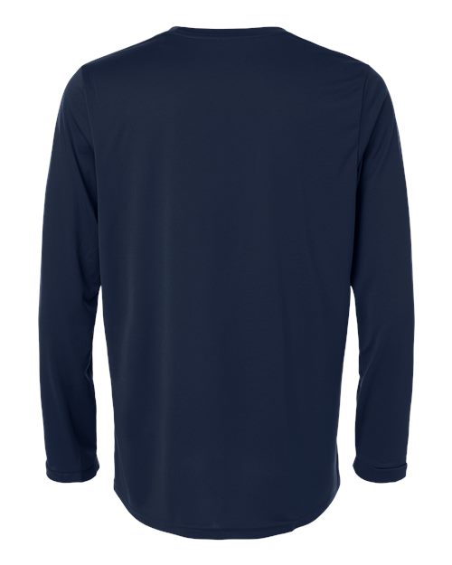 Men's Pregame Long Sleeve T-Shirt - Team Navy Blue/ White Back