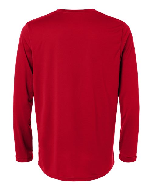 Men's Pregame Long Sleeve T-Shirt - Team Power Red/ White Back