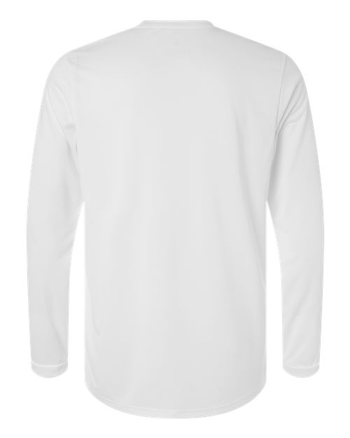 Men's Pregame Long Sleeve T-Shirt - White/ Team Grey Four Back