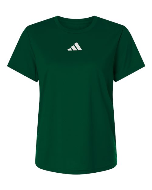 Women's Pregame T-Shirt - Dark Green/ White Front