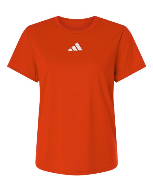 Women's Pregame T-Shirt - Collegiate Orange/ White Front