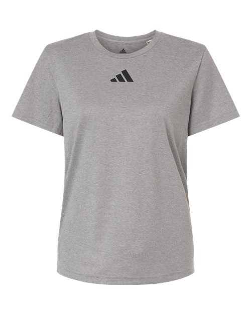 Women's Pregame T-Shirt - Medium Grey Heather/ Black Front