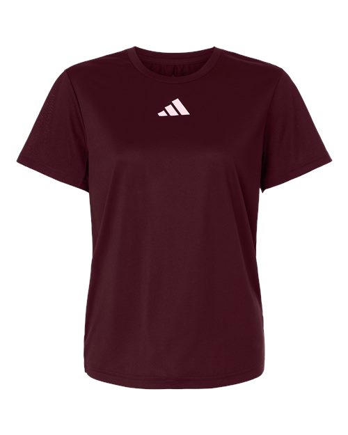 Women's Pregame T-Shirt - Team Maroon/ White Front