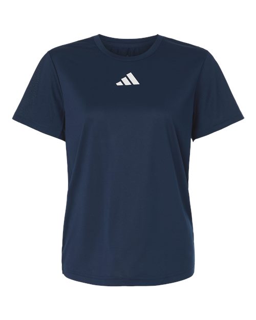Women's Pregame T-Shirt - Team Navy Blue/ White Front