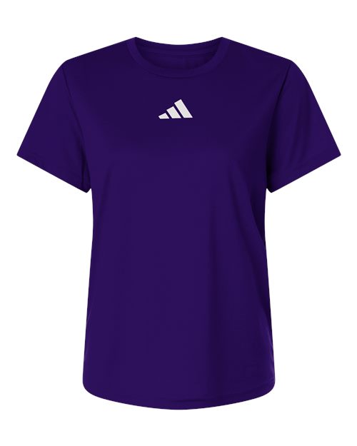 Women's Pregame T-Shirt - Team Collegiate Purple/ White Front