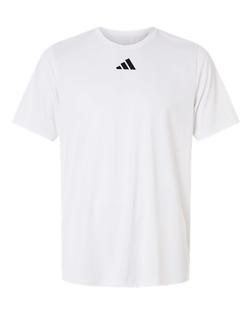 Men's Pregame T-Shirt - White/ Black Front