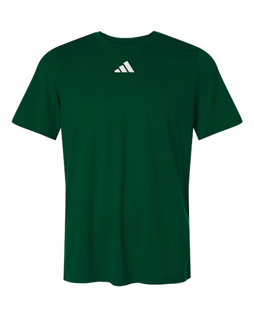 Men's Pregame T-Shirt - Dark Green/ White Front