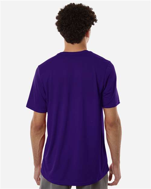 Men's Pregame T-Shirt - Team Collegiate Purple/ White Back