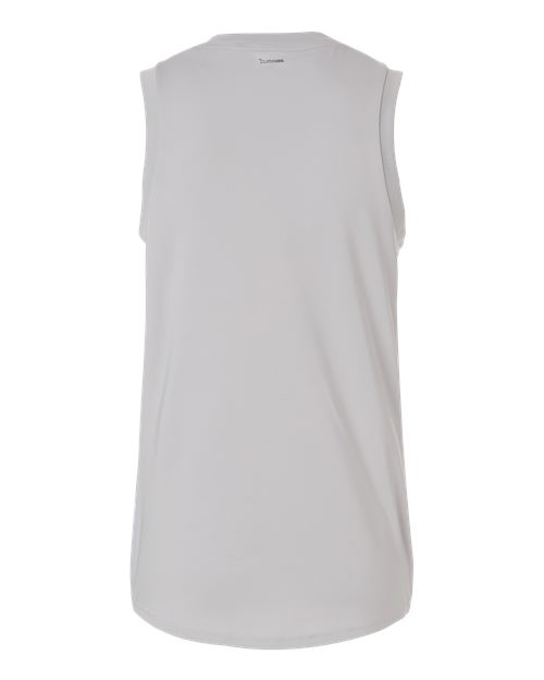 Women's Quickset V-Neck Sleeveless Jersey - Team Light Grey/ White Back