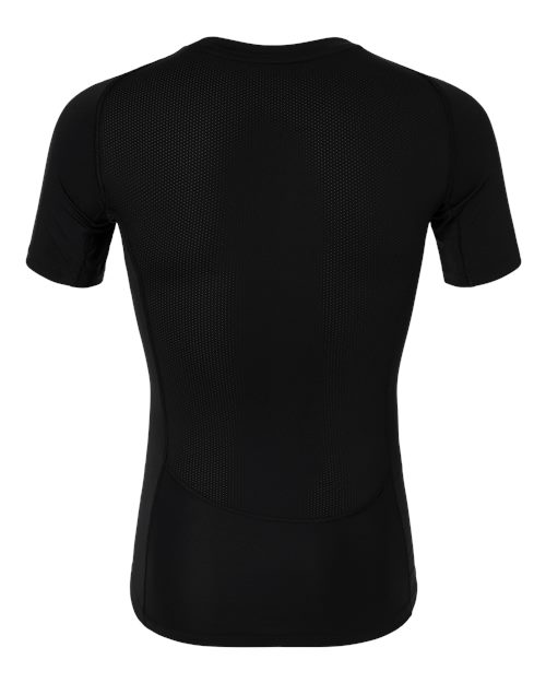 Men's Techfit Compression T-Shirt - Black Back