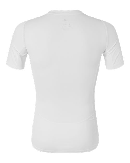 Men's Techfit Compression T-Shirt - White Back