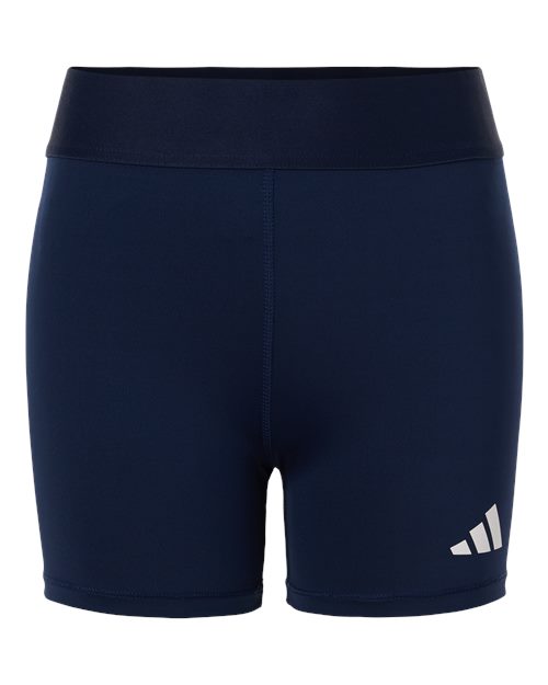Women's Techfit Compression Shorts - Team Navy Blue Front