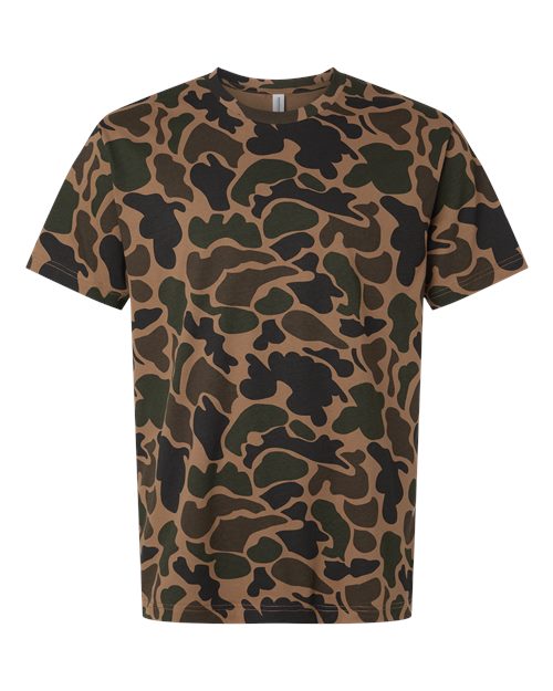Independent Trading Co. Unisex Premium T-Shirt - Duck Camo Front