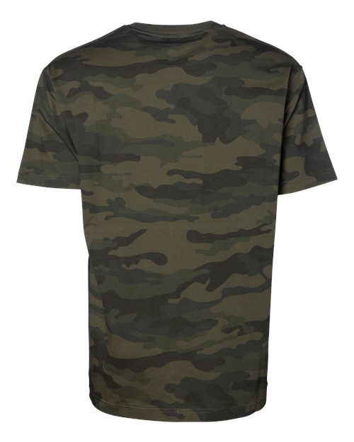 Unisex Premium T-Shirt - Forest Camo Back