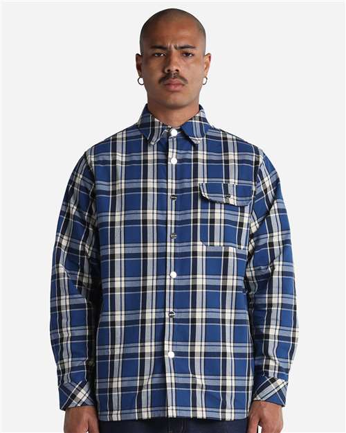 Unisex Plaid Jacket 2.0 - Blue Front