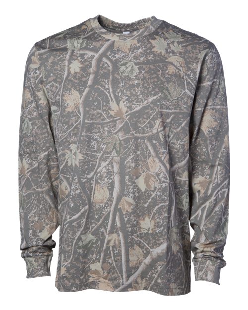 Unisex Premium Long Sleeve T-Shirt - Deadwood Tree Camo Front