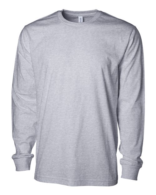 Unisex Premium Long Sleeve T-Shirt - Grey Heather Front