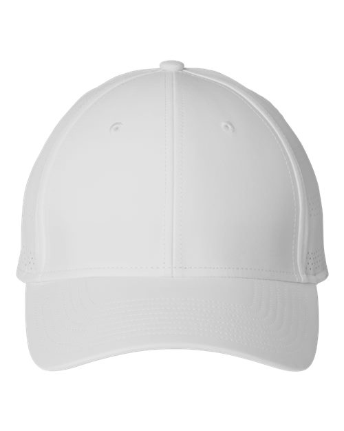 Fundamental Gameday Stretch Cap - White/ Black Front