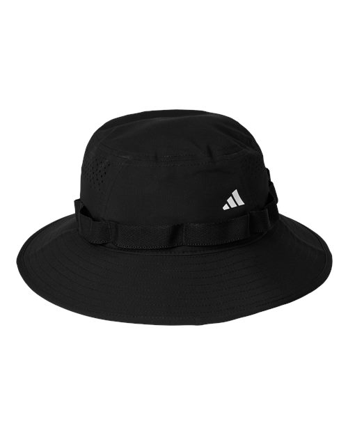 Fundamental Victory Bucket Hat - Black/ White Front