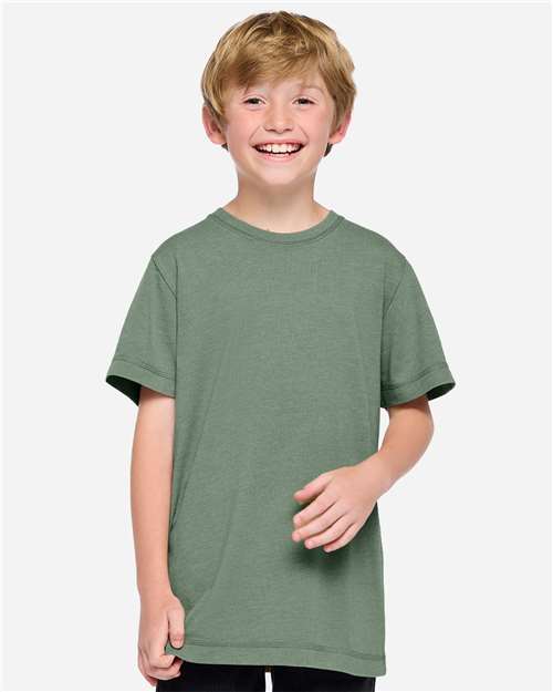 Youth Vintage Wash Tee - Washed Basil Front
