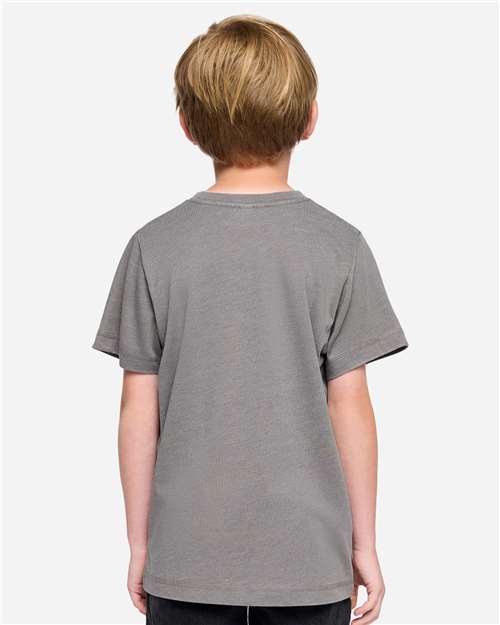 Youth Vintage Wash Tee - Washed Grey Back