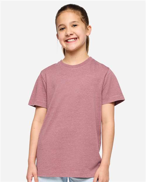 Youth Vintage Wash Tee - Washed Mauvelous Front