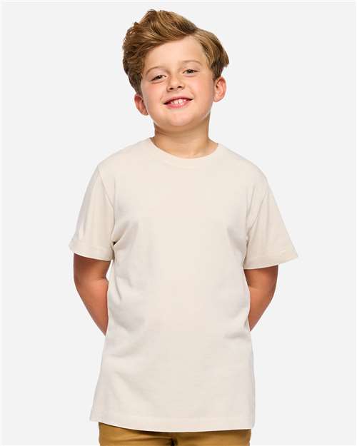 Youth Vintage Wash Tee - Washed Natural Front