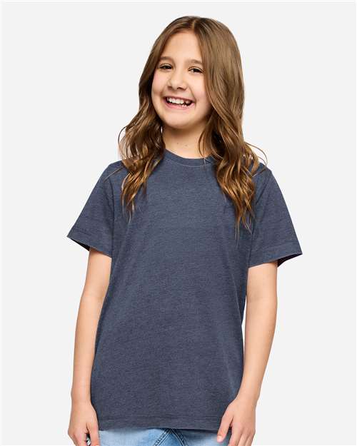 Youth Vintage Wash Tee - Washed Navy Front