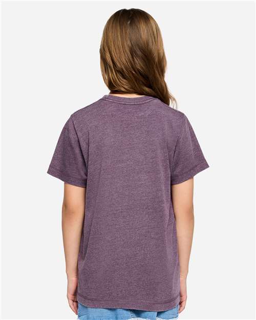 Youth Vintage Wash Tee - Washed Plum Back