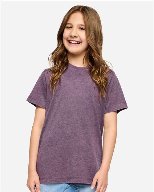 Youth Vintage Wash Tee - Washed Plum Front