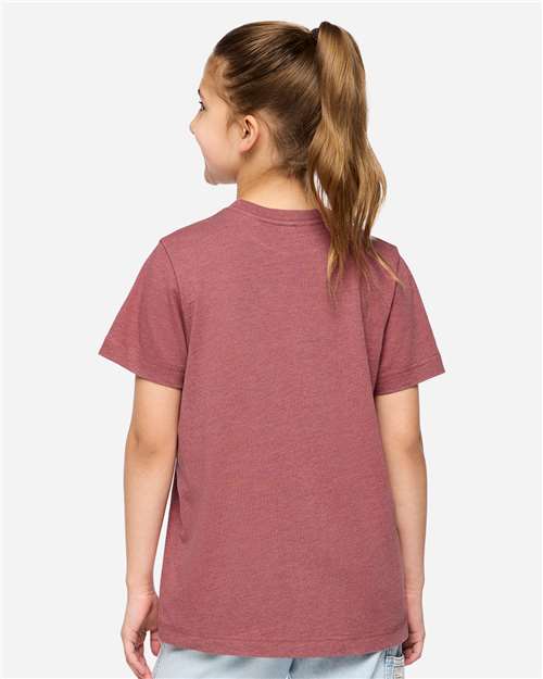 Youth Vintage Wash Tee - Washed Rouge Back