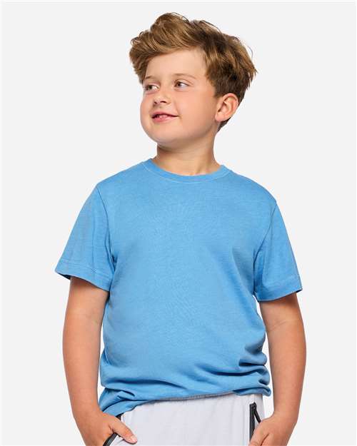 Youth Vintage Wash Tee - Washed Tradewind Front