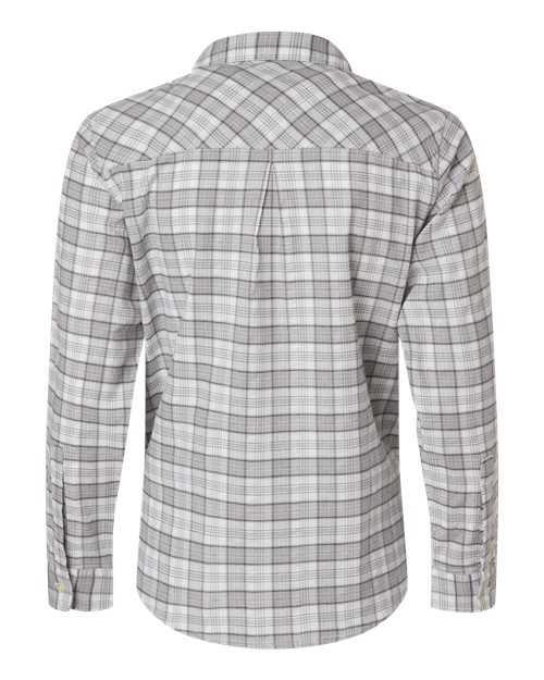 Devon & Jones Women's Concord Yarn-Dye Flannel Shirt - Back