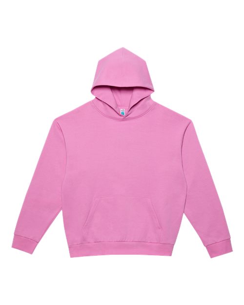 Unisex Urban Pullover Hooded Sweatshirt - Fuchsia Pink Front