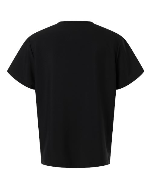 Hanes Men's V-Neck 1 Pocket Scrub Top - Back