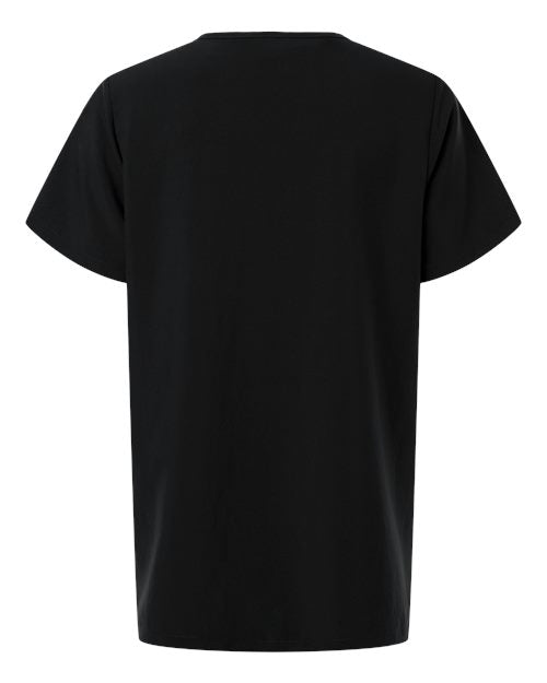 Hanes Women's V-Neck 1 Pocket Scrub Top - Back