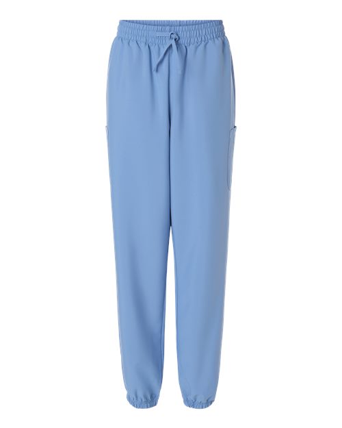 Hanes Women's Scrub Joggers - Ceil Blue Front