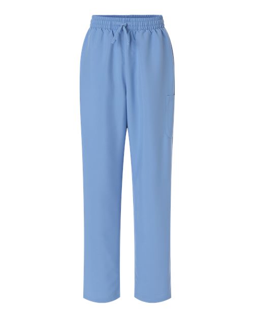 Hanes Women's Scrub Open Leg Pants - Ceil Blue Front